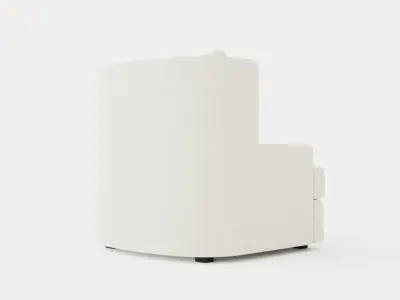 Mercer armchair Low-poly 3D model