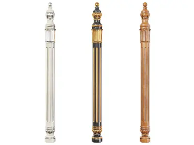 Classic baluster 01 3D model