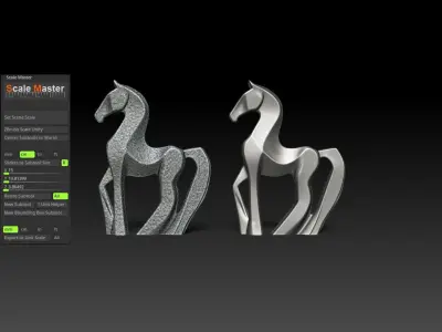 Horse Decorative Statue M64 3D print model