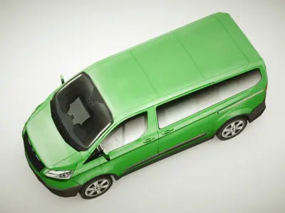 VAN v3 multicolors Low-poly 3D model