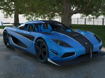 Koenigsegg Agera RS 3D model PBR