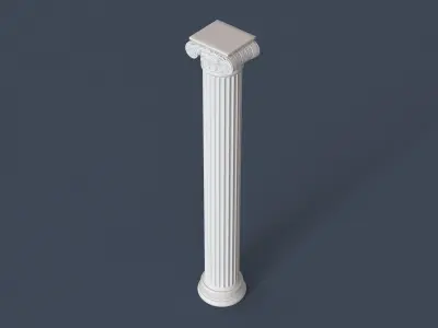 Ionic Column 005 3D model