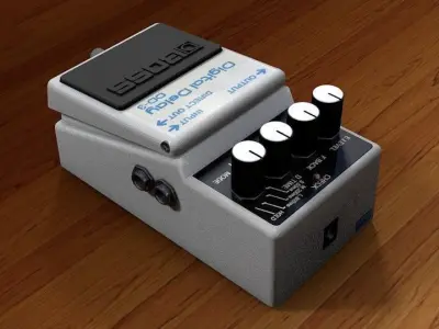 Boss DD-3 Low-poly 3D model