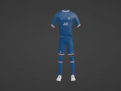Psg Sportwear Low-poly 3D model