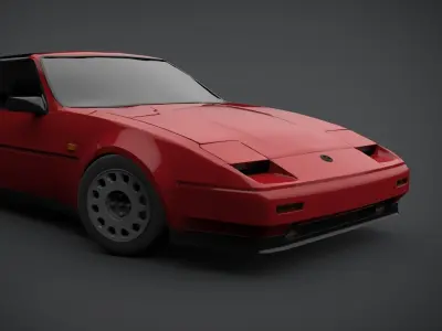 Nissan Z31 Kouki   Low-poly 3D model