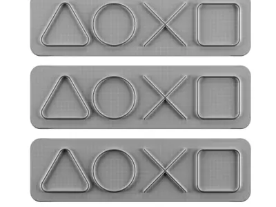 Playstation Neon Sign 3D model