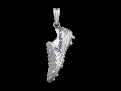 Football Boot Pendant with gems  N91 3D print model