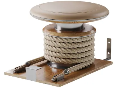 LINA-SET Premium Gym Battle Rope 3D model