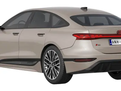Audi A6 Sportback e-tron 2025 3D model