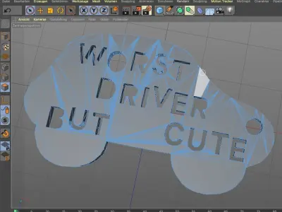 Worst driver but cute 3D print model