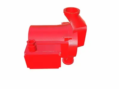 Pump 3D Model Low-poly 3D model