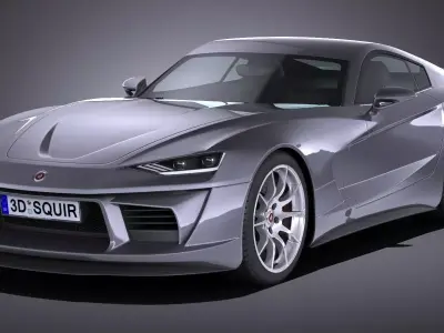 Generic SportCoupe 2017 3D model