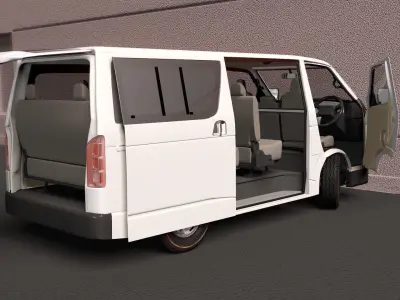 Toyota Hiace van 3D model