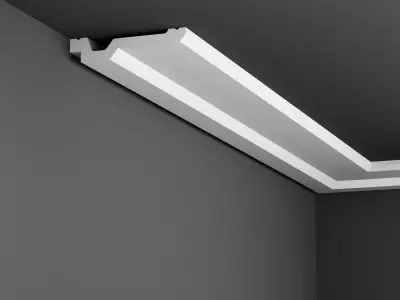 Cornice Moulding Low-poly 3D model