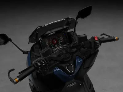 T-Max 560 TECH 2023 - With accessories 3D model