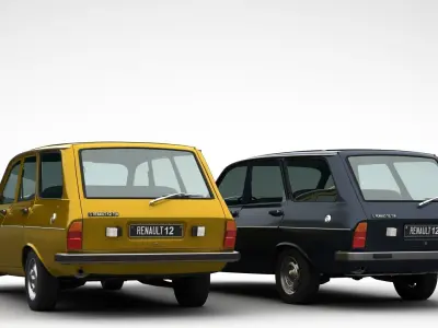 Renault 12 TSW Pack 3D model