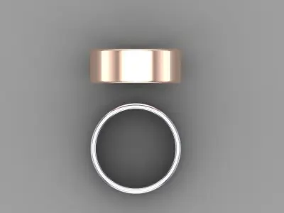 Light Gold Ring For men and women Free Free 3D model