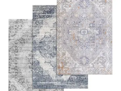 Rug Set 1420 3D model