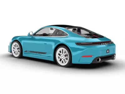 Porsche 911 Carrera T Formosa 2026 3d model 3D model