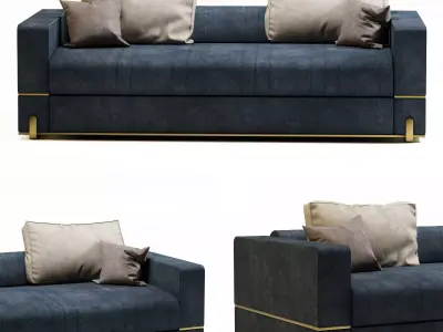 juliette italian sofa 3D model