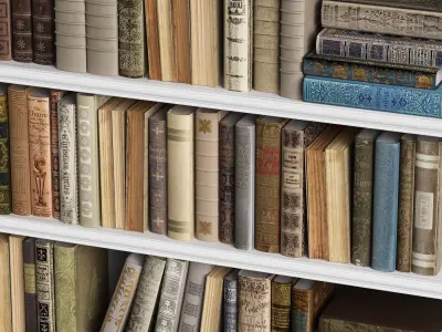 Classic Books 02 3D model