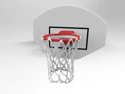 hoop with net Free low-poly 3D model