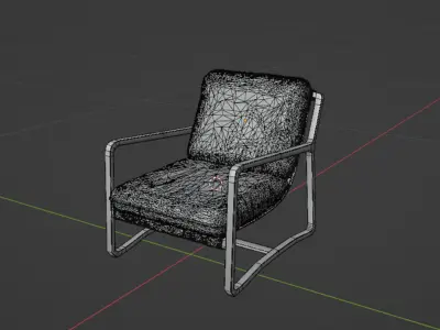 Aster Luxury Armchair 3d model Free 3D model