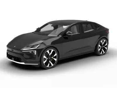 Polestar 4 2024 3d model  3D model purchase