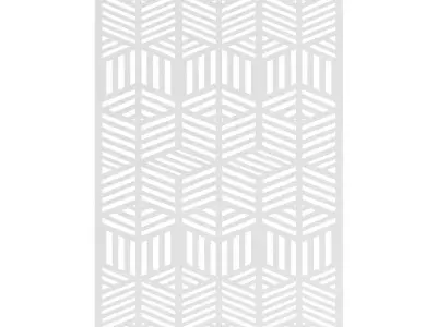 White Wall Panel 3D model get