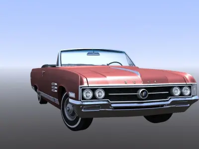 1964 convertible 3D model