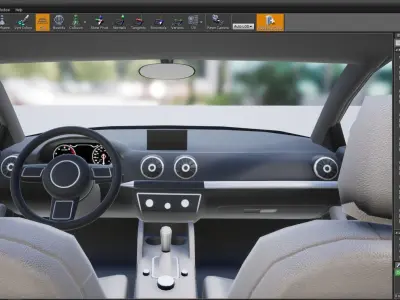 Audi A3 Saloon 3D model Low-poly 3D model