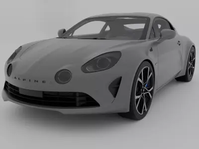 Alpine A110 3D model by Flostudio