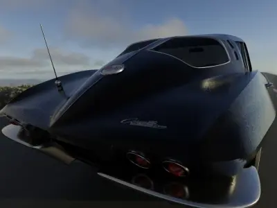 Corvette C2 63 3D model