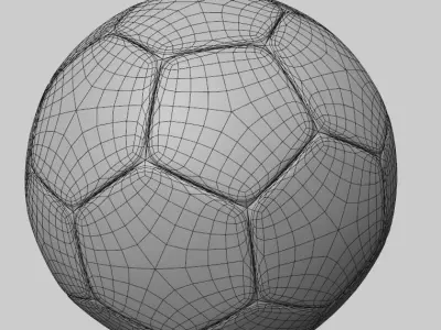 soccer ball 3D model 24