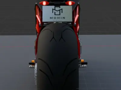 2000CC Super-sport Bike Concept 3D model