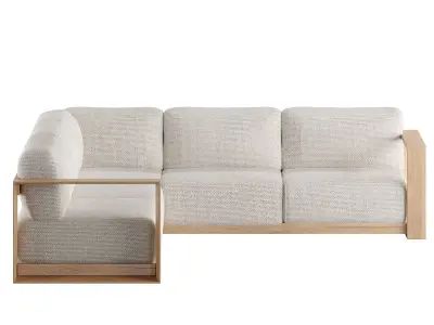  Ambra sofa 5 seater Low-poly 3D model