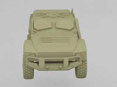Hawkei military vehicle 3D print model
