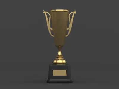 Trophy Cup Collection 3D model 4