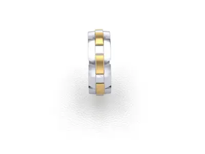 men ring jewelry Gold silver 3D print model Free 3D print model