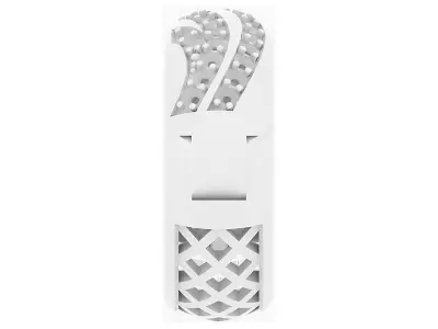 Earrings geometry with diamonds 3D print model