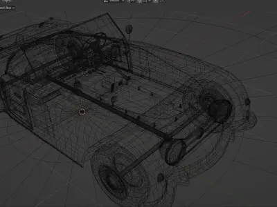 Vintage Car Concept Free 3D model