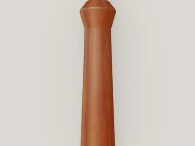 Paint Roller 3d model Free low-poly 3D model