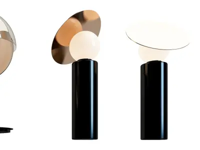 Table Luxury Lamp Modern 3D model