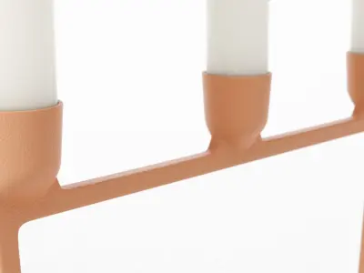 Open Candelabra 3D model