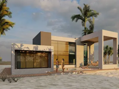 BEACH HOUSE 2 3D model