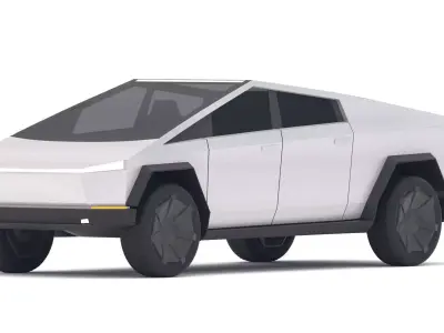 Tesla Cybertruck 3D model 12