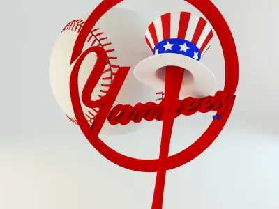 Baseball Sign 3D model