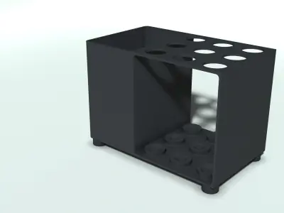 Toothbrush holder 3D print model