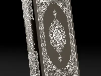 Decor set Quran  3D model