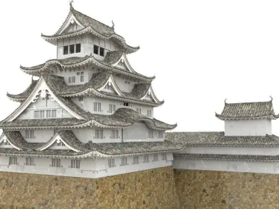 Chinese palace house 3D model